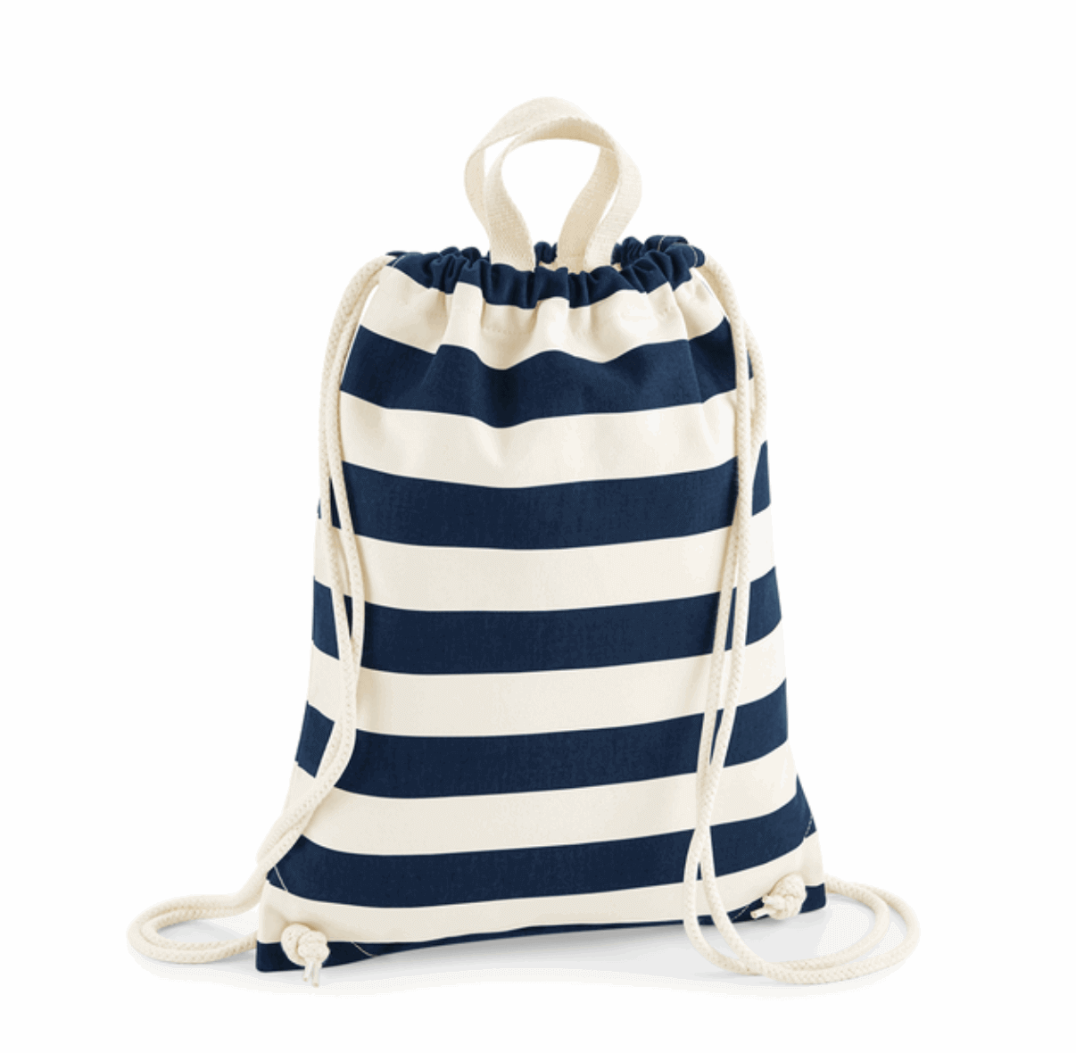 Stripe Drawstring Bags