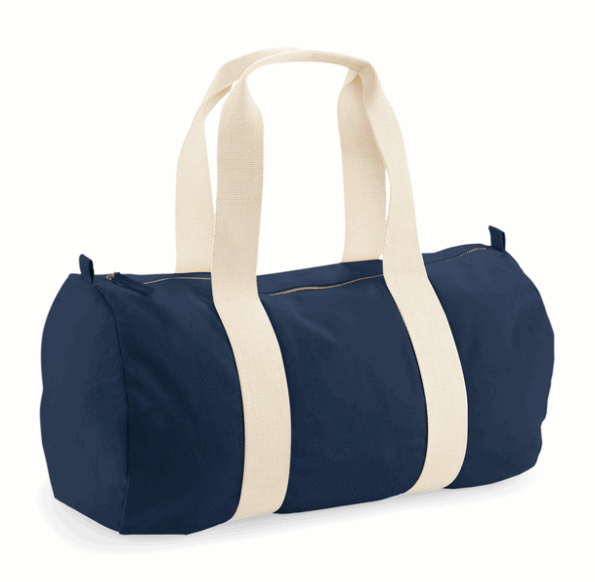 Organic Cotton Barrel Bag